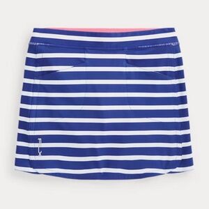 RLX Ralph Lauren Golf Performance Skort, Blue and White, Large